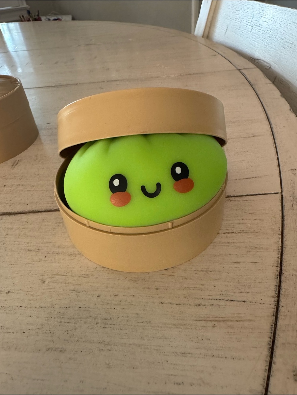 Green mystery dumpling
